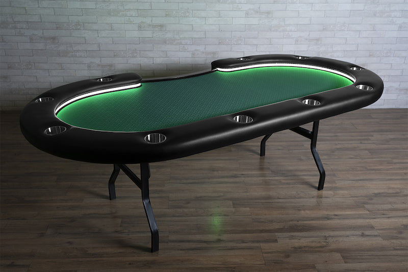 BBO Aces Pro Alpha Table with Suited Speed Cloth in Green