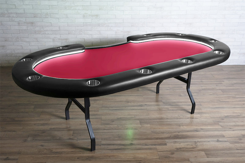 BBO Aces Pro Alpha Table with Velveteen in Red