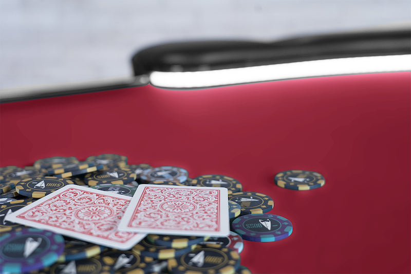 BBO Aces Pro Alpha Table with Velveteen in Red