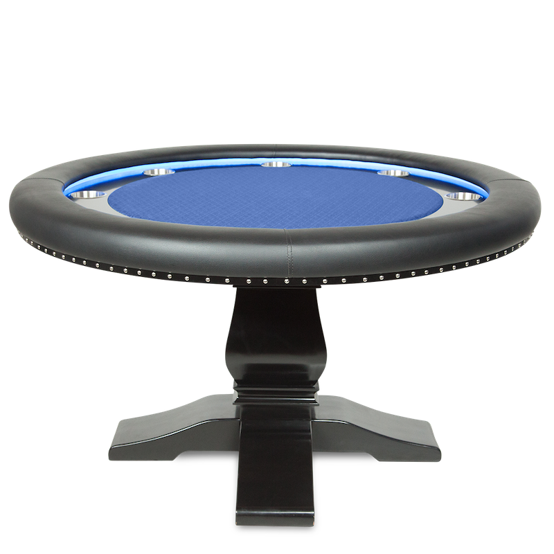 BBO-GINZA-POKER-TABLE-WITH-LED-LIGHTS-IN-BLUE-SUITED-SPEED-CLOTH