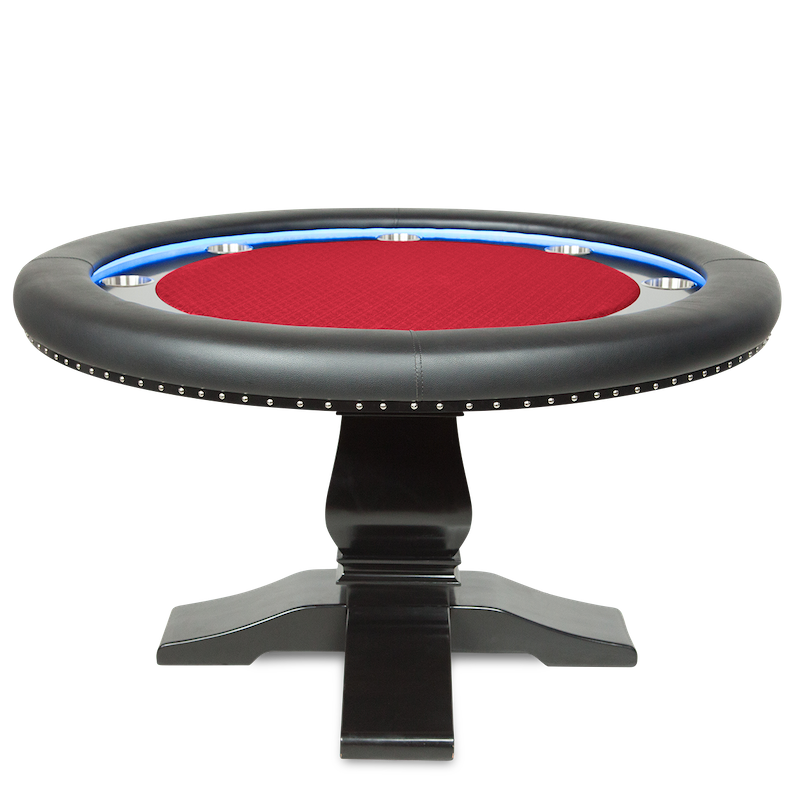 BBO-GINZA-POKER-TABLE-WITH-LED-LIGHTS-IN-RED-SUITED-SPEED-CLOTH