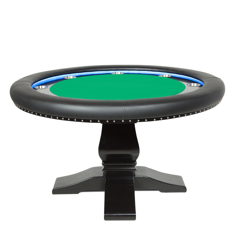 BBO-GINZA-POKER-TABLE-WITH-LED-LIGHTS-IN-GREEN-FELT