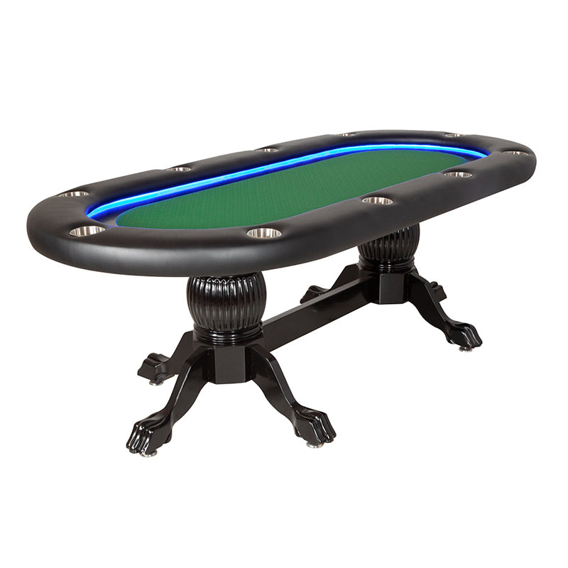 BBO-ELITE-ALPHA-POKER-TABLE-IN-BLACK-WITH-GREEN-SUITED-SPEED-CLOTH