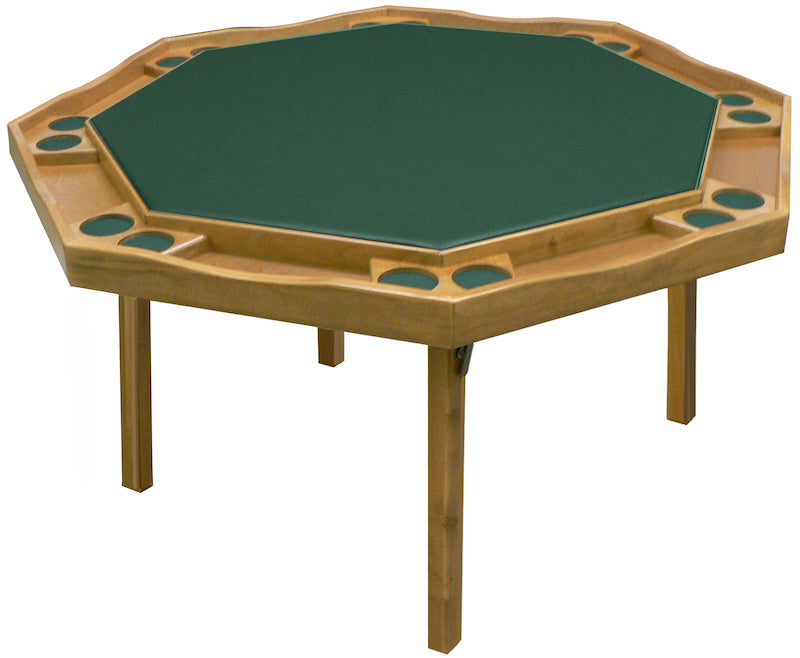 Period Style Folding Poker Table in Oak