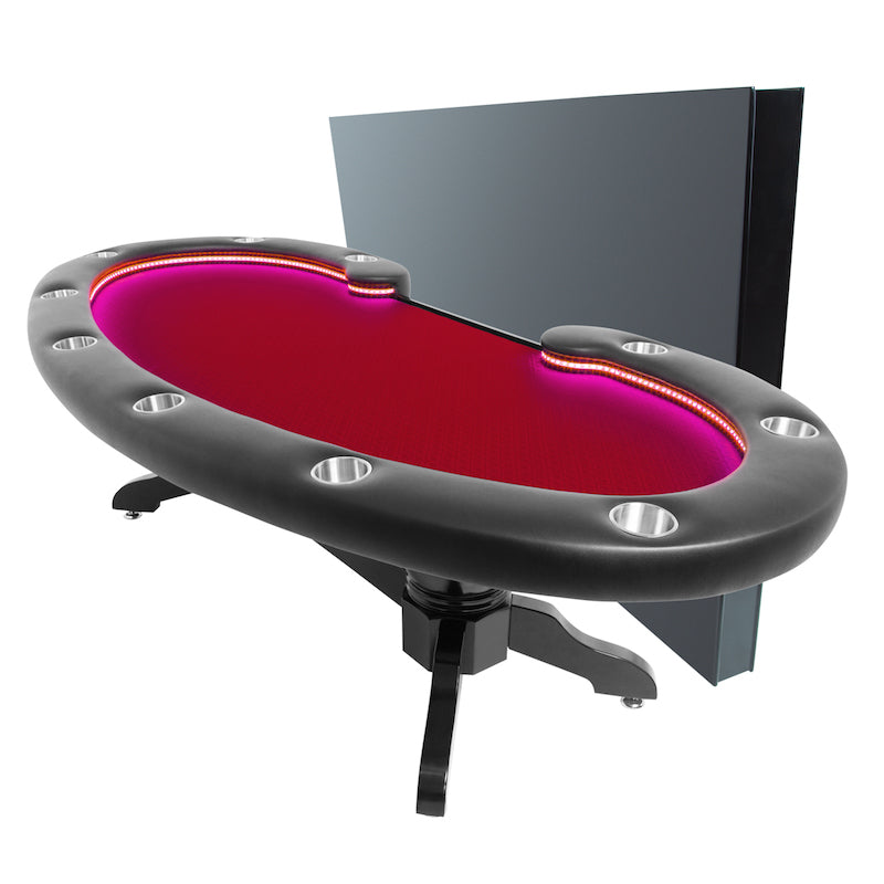 BBO-LUMEN-POKER-TABLE-IN-BLACK-WITH-RED-SUITED-SPEED-CLOTH-AND-DINING-TOP